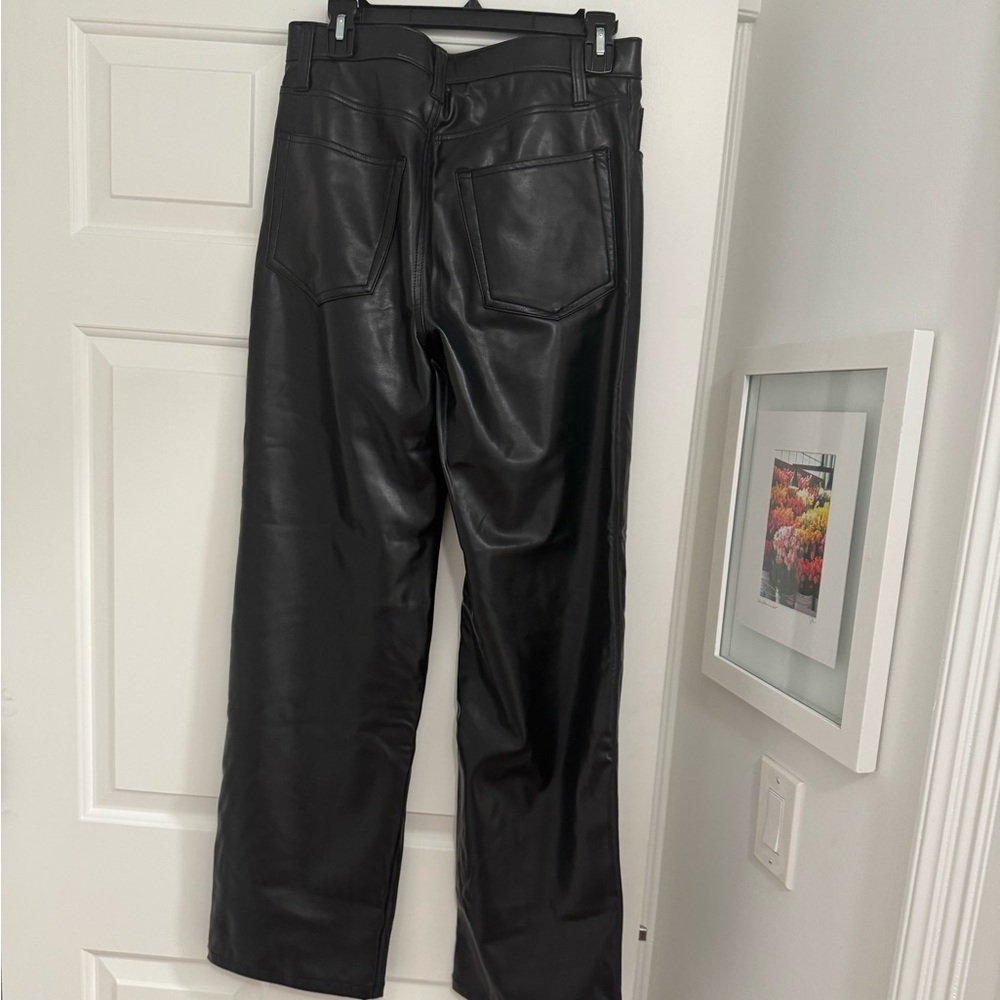 Abercrombie 90 The 90s relaxed high rise VEGAN leather
